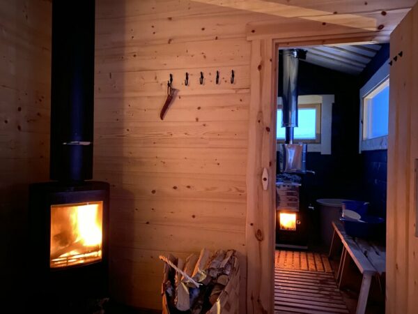 arctic land adventure sauna