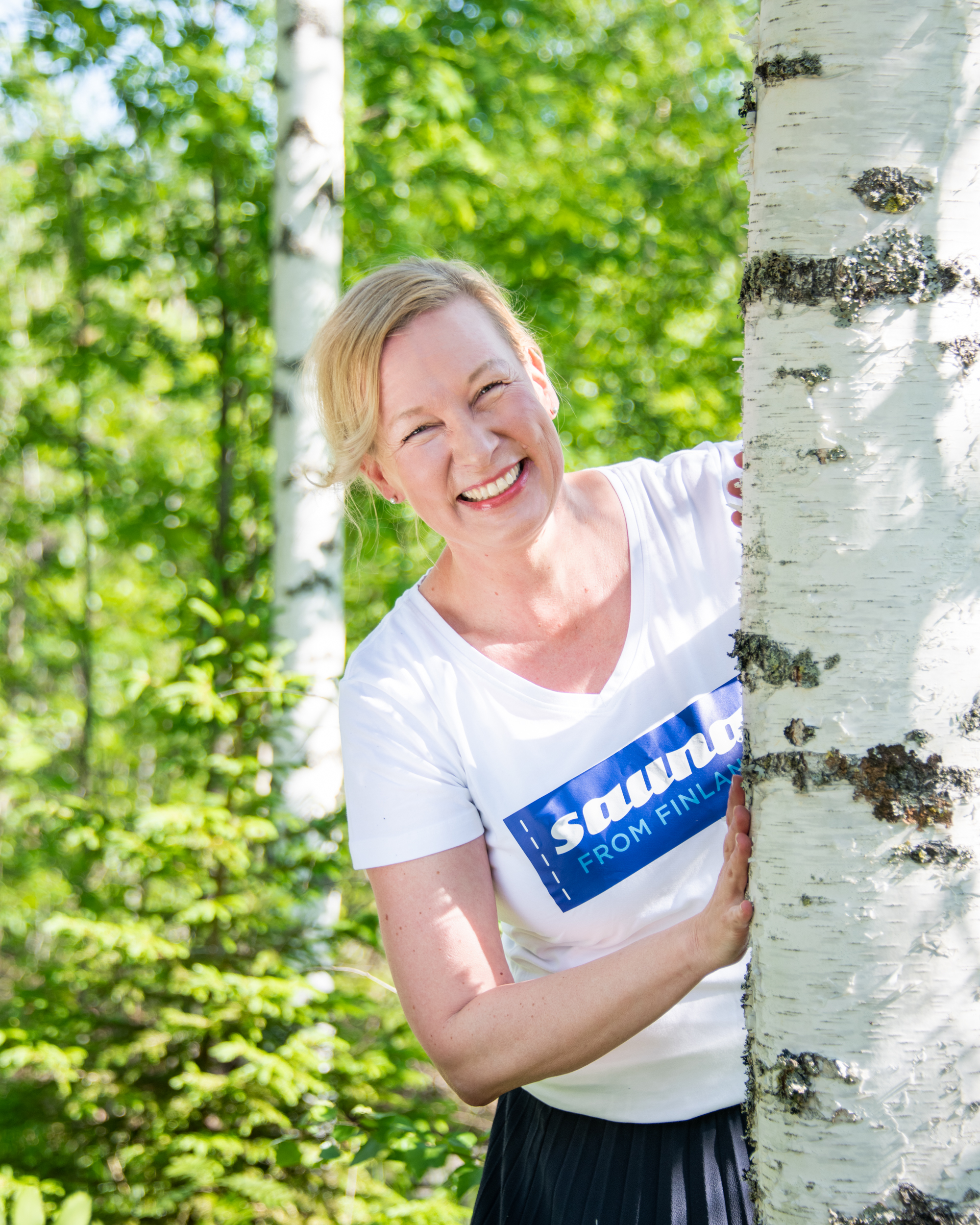 Toiminnanjohtaja Carita Harju Sauna from Finland