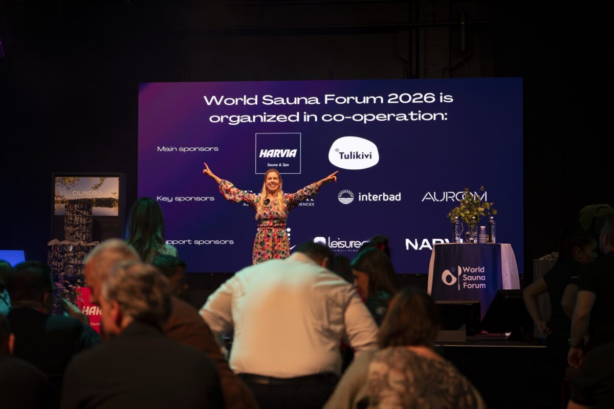World Sauna Forum tapahtuman Host Varpu Rusila