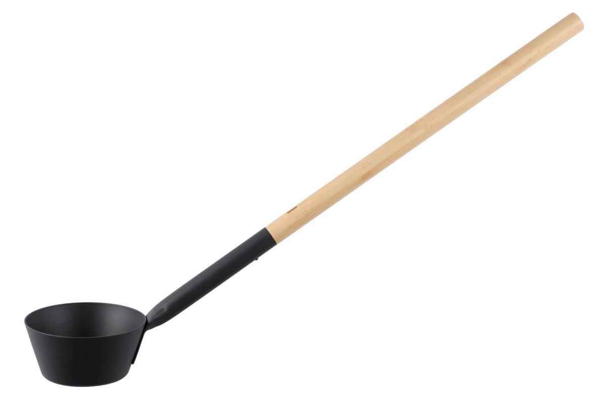 Alumiininen ja bambuvartinen 62cm pitkä Rento saunakauha